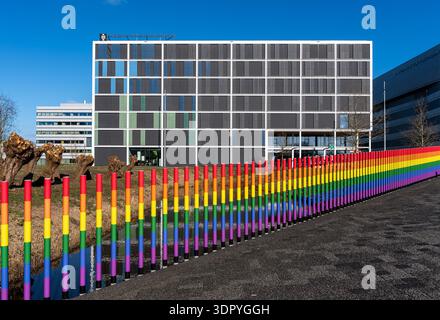 Amsterdam, Paesi Bassi, 15.02.2026, Università di Amsterdam presso Science Park nel quartiere Oost di Amsterdam Foto Stock