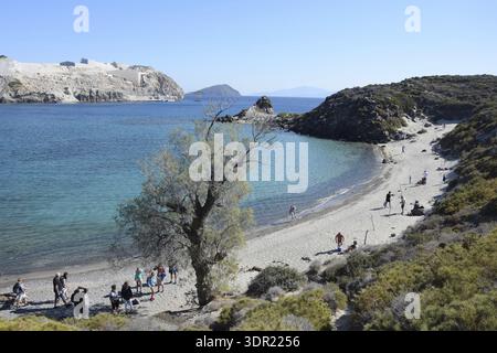 Agios Antonios Beach Foto Stock