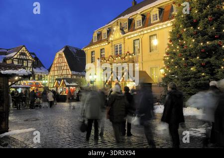 Mercatino di Natale di Michelstadt Foto Stock