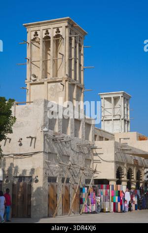 Emirati Arabi Uniti, Dubai, Deira, skyline, Dubai Creek, Foto Stock