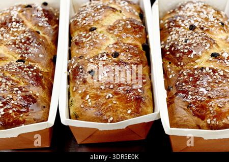 Sweet Pain brioche - prodotto da forno francese - Francia Foto Stock