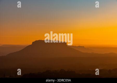 Impressioni autunnali dalla Svizzera sassone Foto Stock