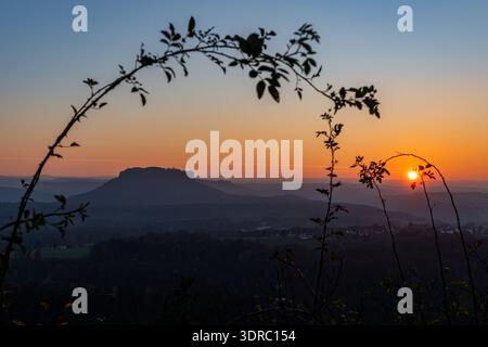 Impressioni autunnali dalla Svizzera sassone Foto Stock