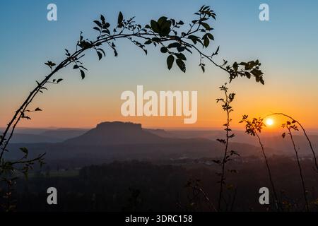 Impressioni autunnali dalla Svizzera sassone Foto Stock