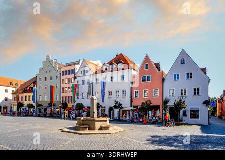 Città vecchia di Weiden in der Oberpfalz, Germania Foto Stock