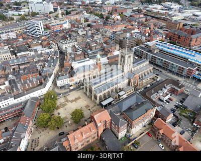 Hull Minster è una chiesa anglicana nel centro di Hull. La chiesa era chiamata Chiesa della Santissima Trinità. East Riding dello Yorkshire, Inghilterra Foto Stock