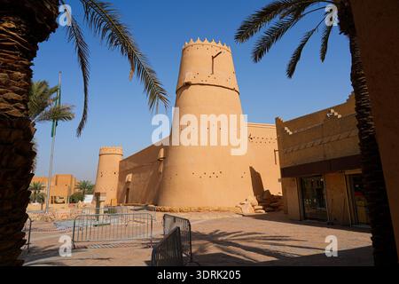La storica Fortezza di al Masmak nel cuore di Riad, Arabia Saudita Foto Stock