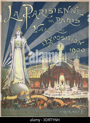 La Parisienne de Paris. Esposizione universale del 1900. Museo: COLLEZIONE PRIVATA. Autore: ANONIMO. Foto Stock