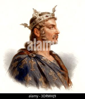 Rudolph, Rodolphe, Radulf, Ralph, o Raoul, c. 880/890-936, re di Francia, duca di Borgogna Foto Stock