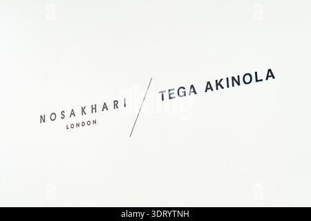 Londra, Regno Unito. 19 febbraio 2026. Londra, Nosakhari presenta la collezione di borse Modern Circuit, una reinterpretazione del classico Butler in collaborazione con Tega Akinola Credit: Independent Photo Agency/Alamy Live News Foto Stock