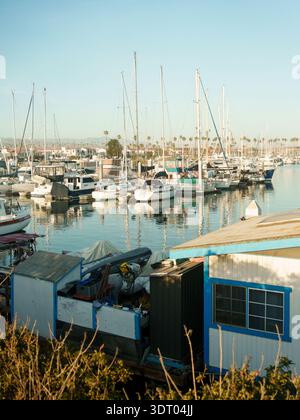 Marina al Ventura Harbor di Ventura, California Foto Stock