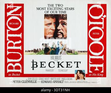 RICHARD BURTON e PETER o'TOOLE in BECKET (1964), diretto da PETER GLENVILLE. Credito: FOTO/album DI IMPORTANZA FONDAMENTALE Foto Stock