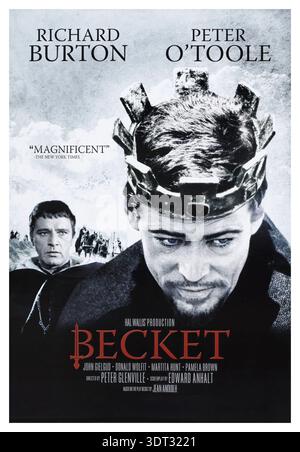 RICHARD BURTON e PETER o'TOOLE in BECKET (1964), diretto da PETER GLENVILLE. Credito: FOTO/album DI IMPORTANZA FONDAMENTALE Foto Stock