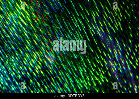 schema astratto di luce che crea un senso di profondità, una serie di linee concentriche ondulate che creano un effetto ipnotico, quasi tridimensionale, movem Foto Stock