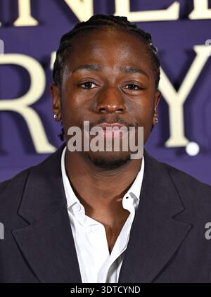 Londra, Regno Unito. 22 febbraio 2026. Londra, Regno Unito. 21 febbraio 2026. David Jonsson partecipa all'EE BAFTA Film Nominees Party 2026, National Gallery. Crediti: Doug Peters/Alamy Live News Foto Stock