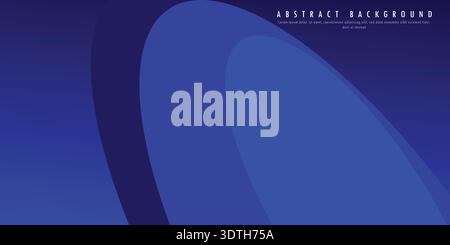 Sfondo geometrico blu. Illustrazione vettoriale, sfondo blu astratto. Composizione dinamica delle forme. Vettore EPS 10 Illustrazione Vettoriale