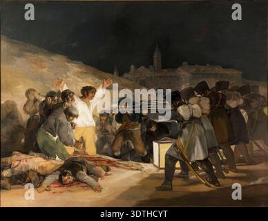 Il terzo maggio. Francisco Goya. 1814. Foto Stock