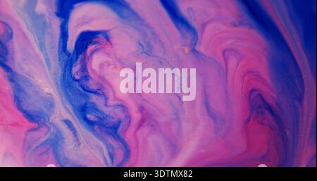 Blot neon di colore di vernice a diffusione defocalizzata Foto Stock