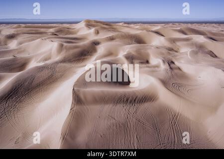 Imperial dune di sabbia, California Foto Stock