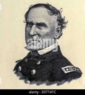David Glasgow Farragut era un ufficiale di bandiera della Marina degli Stati Uniti durante la guerra civile americana. Fu il primo contrammiraglio, vice ammiraglio e ammiraglio della Marina degli Stati Uniti. Da; grandi uomini e donne famose; una serie di schizzi a penna e matita della vita di più di 200 dei personaggi più importanti della storia volume 2 di Horne, Charles F. (Charles Francis), 1870-1942 data di pubblicazione 1894 Foto Stock