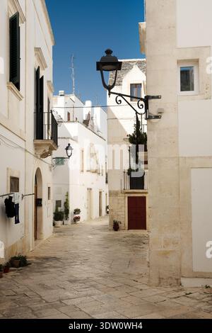 Strada di Locorotondo Foto Stock