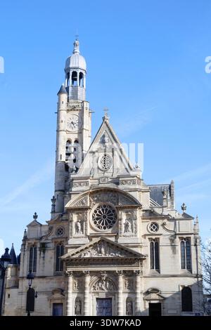 CHIESA DI SAINT ETIENNE DU MONT PARIGI Foto Stock