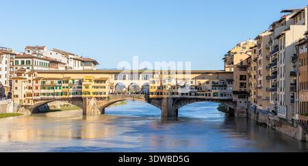 Firenze - il ponte Ponte Veccio Foto Stock