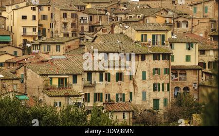 La città di Siena Foto Stock