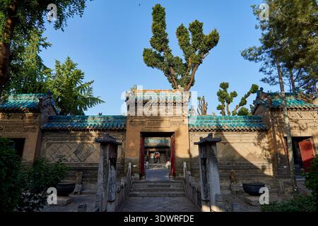 Interno della grande Moschea del quartiere musulmano a Xi'an, Cina Foto Stock