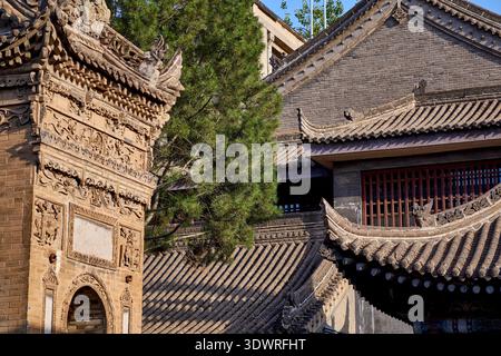 Interno della grande Moschea del quartiere musulmano a Xi'an, Cina Foto Stock