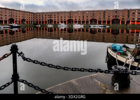 Royal Albert Docks Liverpool Regno Unito Foto Stock