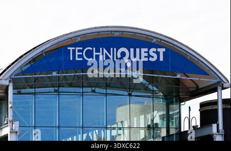 Esperienza tecnologica e scientifica di Techniquest, Cardiff Bay Foto Stock