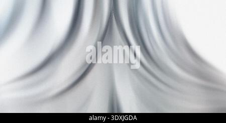 Immagine astratta con linee bianche e grigie che creano un design di composizione dinamico e uniforme Foto Stock