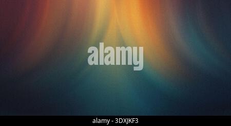 Sfondo astratto con striature di luce sfocate nei gradienti di colore arancione rosso e blu scuro Foto Stock