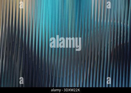 Un'immagine astratta sfocata con sfumature di blu e grigio che crea uno sfondo morbido e fluido Foto Stock