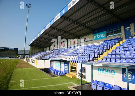 Deva Football Stadium, Chester, Cheshire, Regno Unito, Europa. Foto Stock
