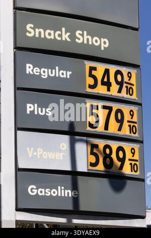 Los Angeles, Stati Uniti. 6 marzo 2026. Prezzi del gas a Los Angeles. 3/06/26 Los Angeles, CA., USA (foto di Ted Soqui/SIPA USA) credito: SIPA USA/Alamy Live News Foto Stock