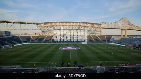 Chester, PA, USA - 4 OTTOBRE 2025: Incontro MLS tra Philadelphia Union e New York City FC al Subaru Park. ***SOLO PER USO EDITORIALE*** Foto Stock