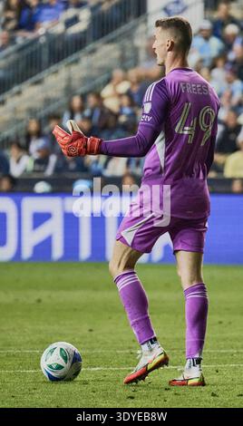 Chester, PA, USA - 4 OTTOBRE 2025: Incontro MLS tra Philadelphia Union e New York City FC al Subaru Park. ***SOLO PER USO EDITORIALE*** Foto Stock