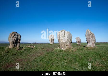 Duddo cerchio di pietra Foto Stock