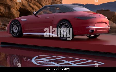 Mercedes-Maybach SL 680 monogramma Foto Stock