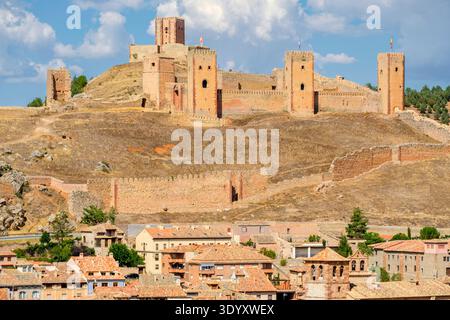 castillo de Molina de Aragón, fortaleza de Molina de los Caballeros, Molina de Aragón, Guadalajara, comunidad autónoma de Castilla-la ManchaSpain, Euro Foto Stock
