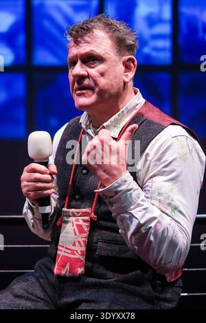 Londra, Regno Unito. 9 marzo 2026. Andrew Kötting sul palco di Mark Kermode in 3D. Foto: Julie Edwards./Alamy Live News Foto Stock