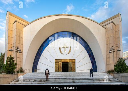 Cattedrale ortodossa della Risurrezione a Tirana, Albania Foto Stock
