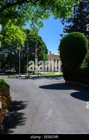 Government House sulla North Terrace ad Adelaide, Australia meridionale. Foto Stock