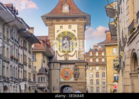 Skyline di Berna, paesaggio urbano della Svizzera in Europa Foto Stock