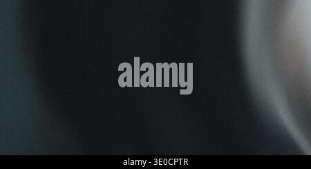 Un'immagine sfocata con sfumatura scura, quasi nera, che passa a un grigio chiaro. L'effetto è uniforme ed etereo. Foto Stock
