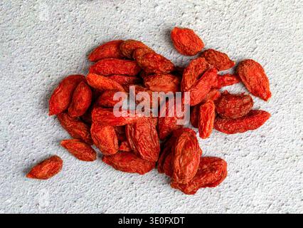 Bacche di Goji Foto Stock