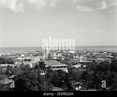Fotografia d'epoca. Vista generale di Panama capitale della Repubblica di Panama. Foto Stock