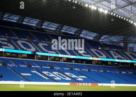 [SAN SEBASTIAN, SPAGNA - 15 MARZO 2026]: Estadio anoeta durante la partita di calcio della Liga tra Real Sociedad e CA Osasuna allo Stadio Anoeta il 15 marzo 2026 a San Sebastian, Spagna. (Foto di DUCINT Mickael) credito: Mickael DUCINT/Alamy Live News Foto Stock